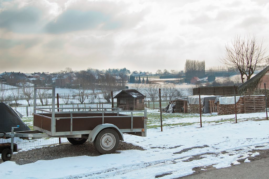 Landschap bij Passendale by E667