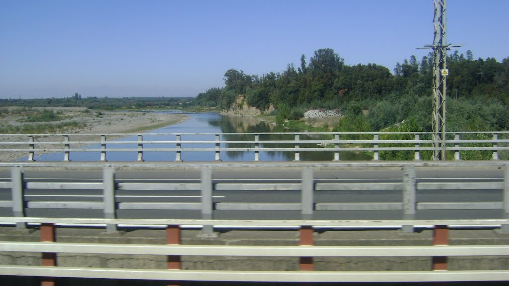 Puente sobre el Rio Ñuble by Arturo Sottolichio