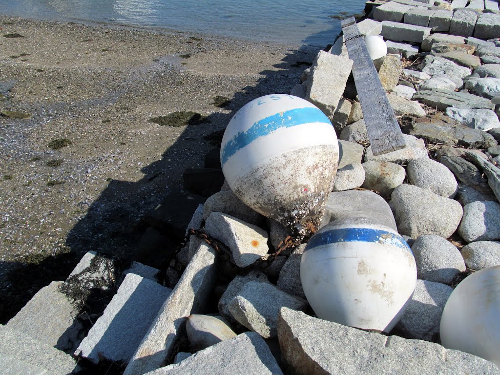 Private beach, next to Maine Maritime Academy's Waterfront Campus. by MementoMori