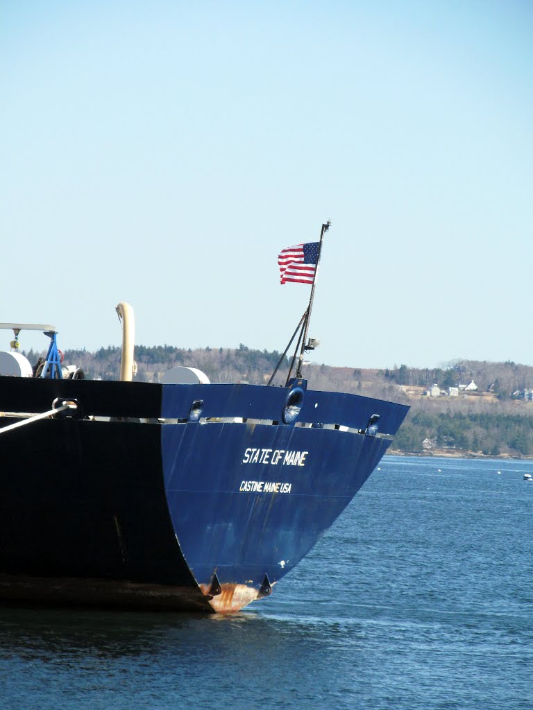 Maine Maritime Academy. Waterfront Campus. "State of Maine" vessel. Castine, Maine. by MementoMori