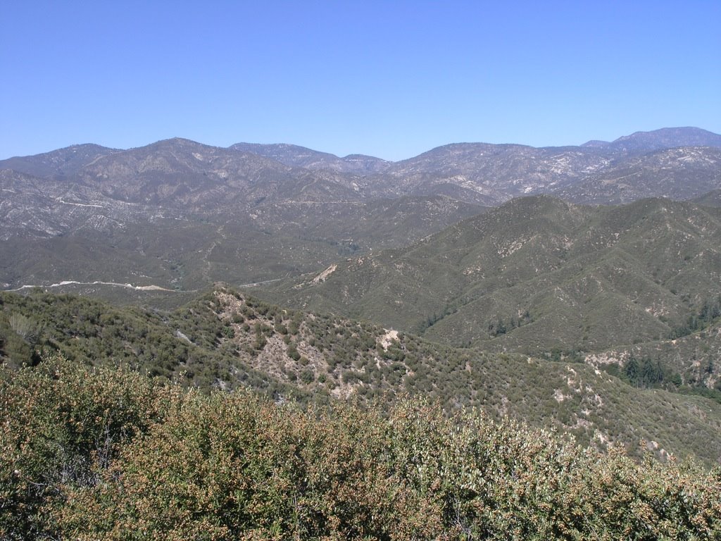 View across Upper Big Tujunga canyon by earthrover