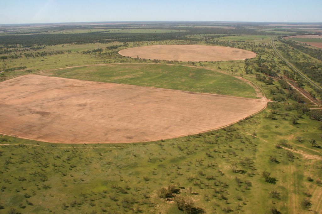 Circular Country, St George, Queensland by Ian Stehbens