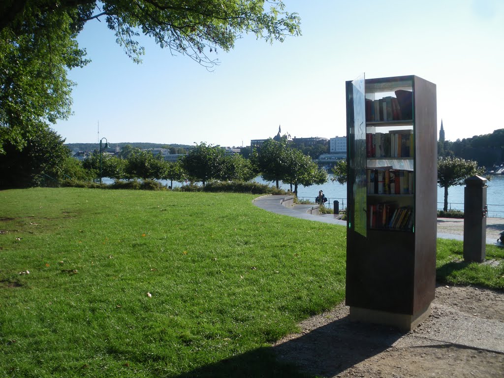 Bonn , Beuel , Rheinaufstrasseallee , IT S A PUBLIC LIBRARY - FREE , ALL DAYS !!! by PIG Panos I Gyftopoulos