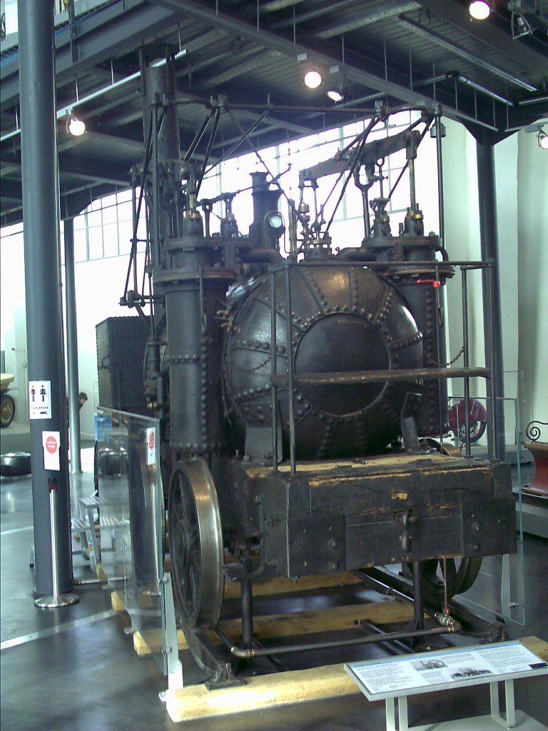 München Deutsches Museum Verkehrszentrum Dampflokomotive Puffing Billy by Schwabendude