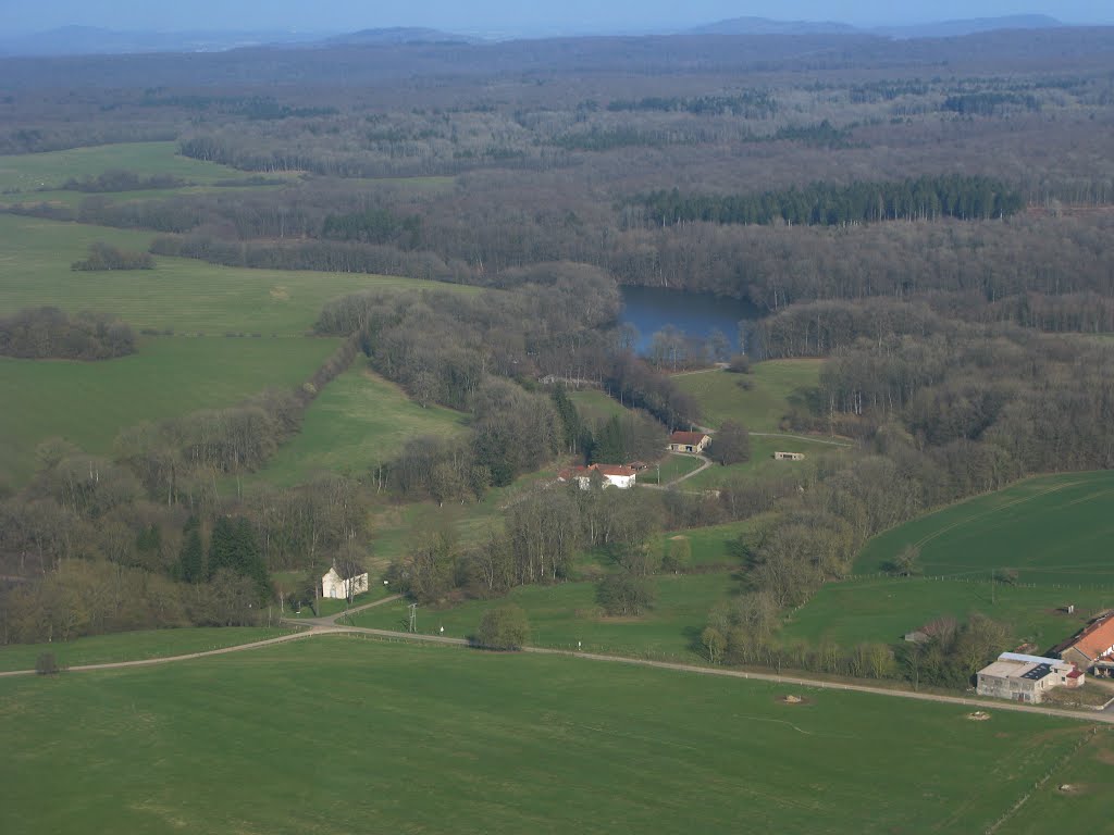 2012 France Champagne-Ardenne Parnoy-en-Bassigny "Mon Pays Vu du Ciel " Le lac de Morimond. by Loïc Houart