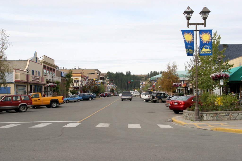 Whitehorse main street by Leon Levasier