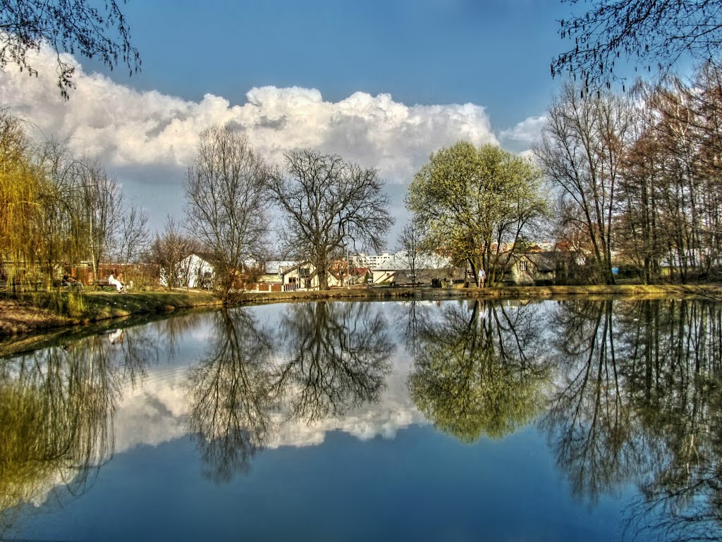 Rybník v Neředíně (the pond in Neředín) by Hanulinka