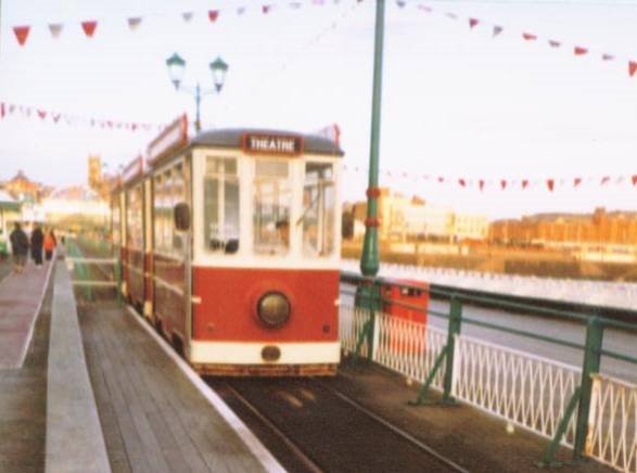 Blackpool - Train on North Pier 2001 by wh33ler