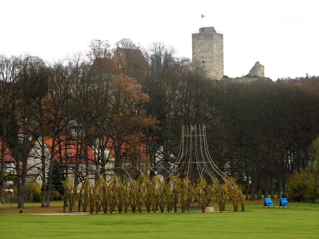 Weidenkirche mit Burg am 4. Nov. 2007 by Artur Lutz