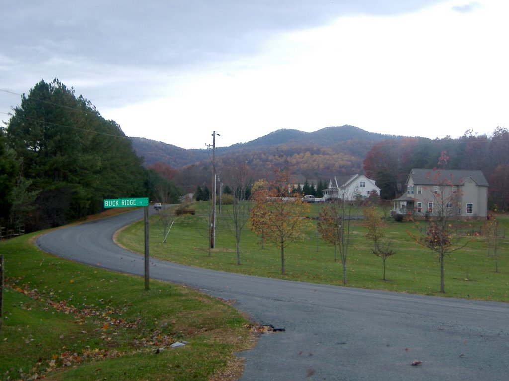 Intersection of Buck Ridge Rd and Davis Shop by Idawriter