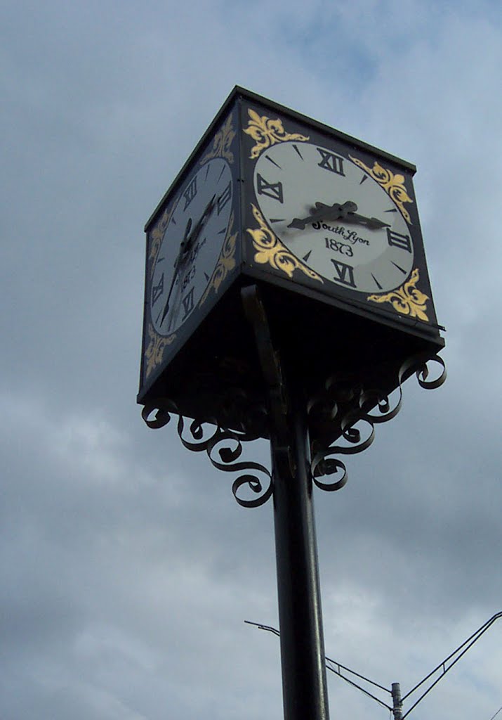 South Lyon Town Clock by Brent@BlphotoUSA