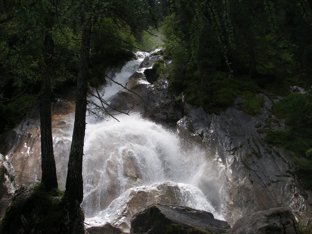 Hintertux waterfall 2 by wendyemlyn