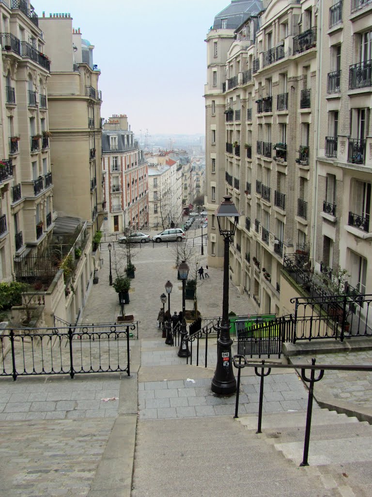 Le scale di Montmartre by Claudio Pedrazzi