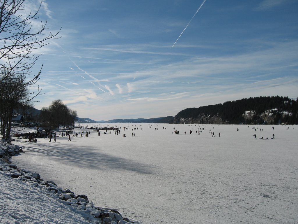 Frozen Lac du Joux Dec 2007 by aassumpc