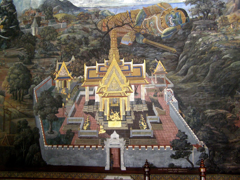 Temple of the emarald Buddha by Carol Jadzia