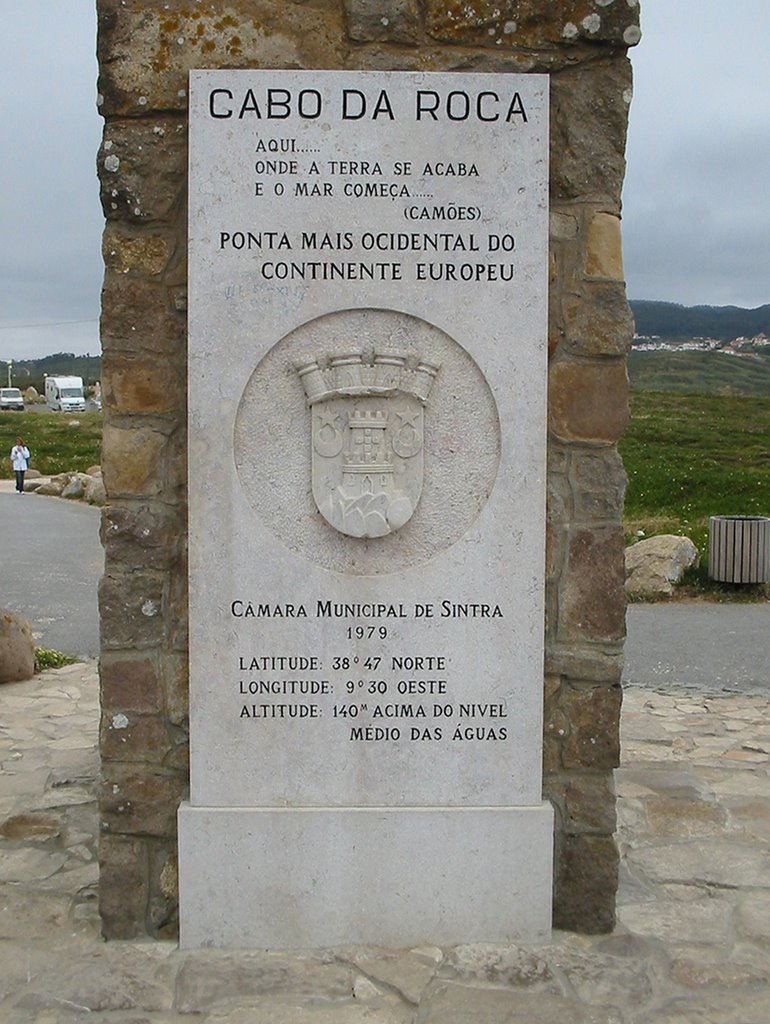 Cabo da Roca - A qui.... . Mag. 2004 by A Z   Italia