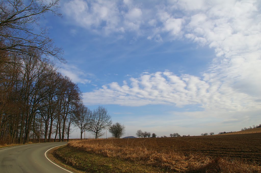 Road from Pavličky to Dubá by michalaron1