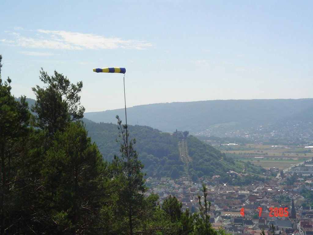 Startplatz Busigberg im Hintergrund Kloster Engelberg / www.lilienthal-gleiter.de by humerusschaft