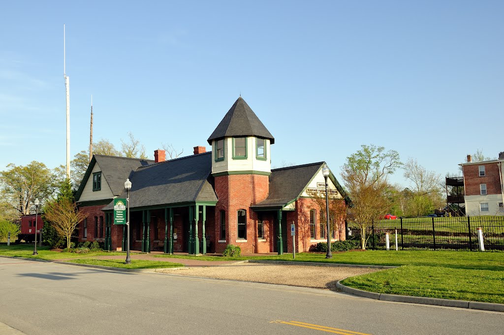 VIRGINIA: SUFFOLK: Suffolk Seaboard Passenger Station (now a railway museum) by Douglas W. Reynolds, Jr.