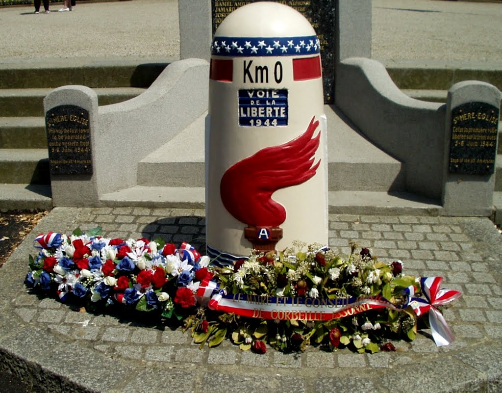 ST MERE EGLISE, Normandy, France. Liberty Highway. by Roy Pledger