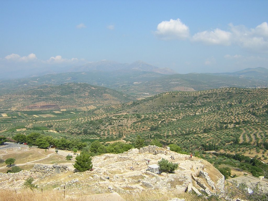 View from Mykene (Greece), summer 2006 by rdaniel