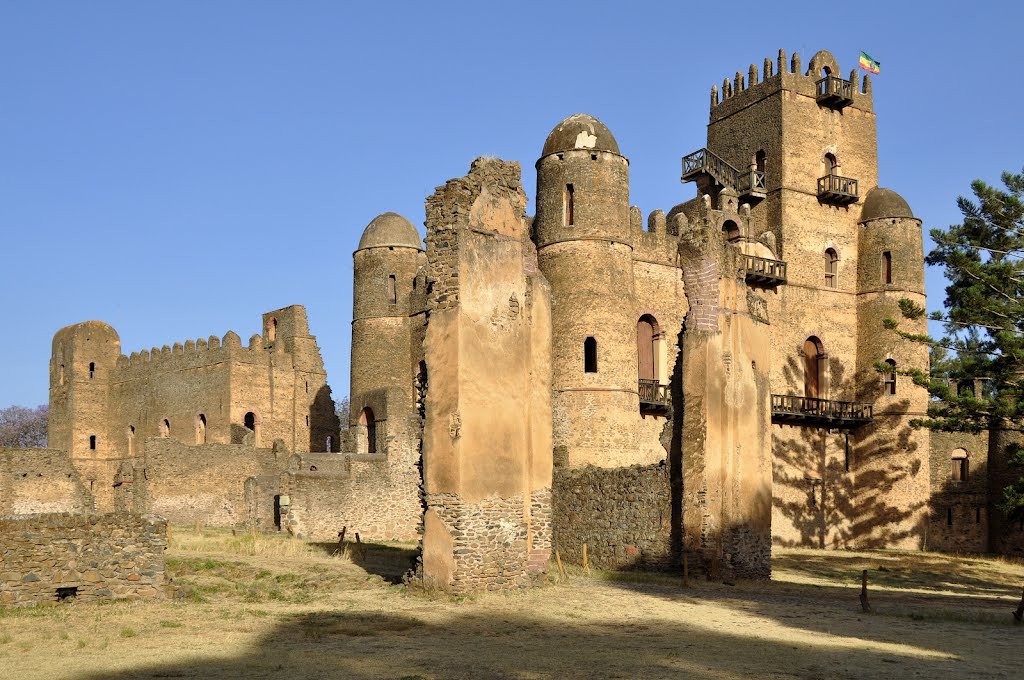 Gondar, Gemp, Palace of Fasilidas (1632-1667) by M.Böcherer