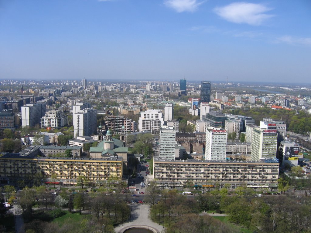 North Warsaw - view from Palace of Science 20th floor by _PepeR_