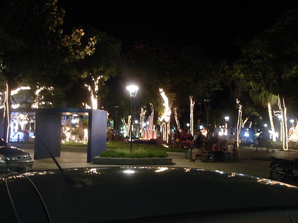 Praça da Estação - Tremembé (Natal de 2007) by Custodio H. Martins