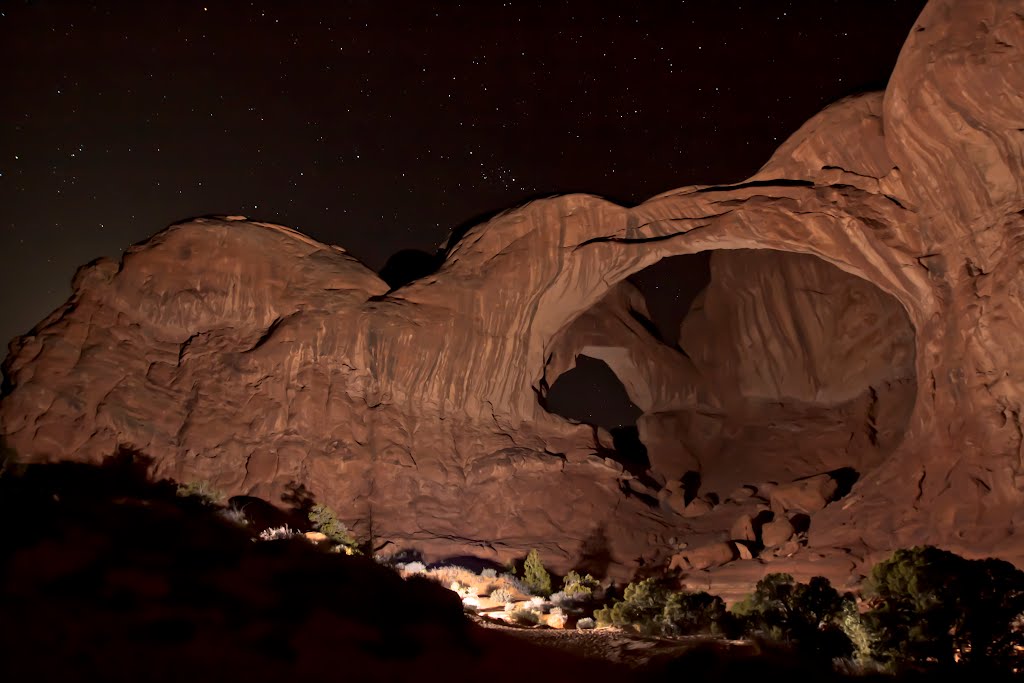 Double Arch, Arches National Park, Moab, Utah by Richard Ryer