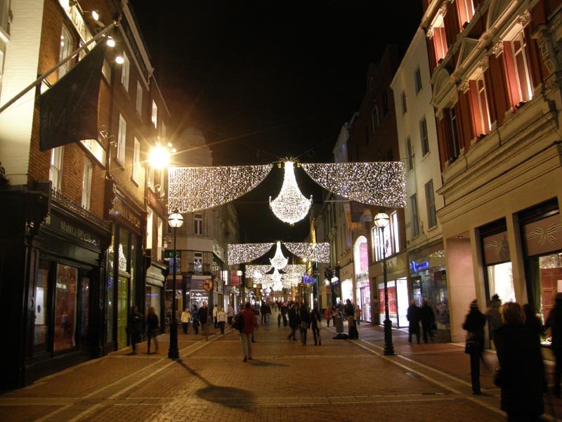 Grafton Street by night by Igor H. Crnojevac