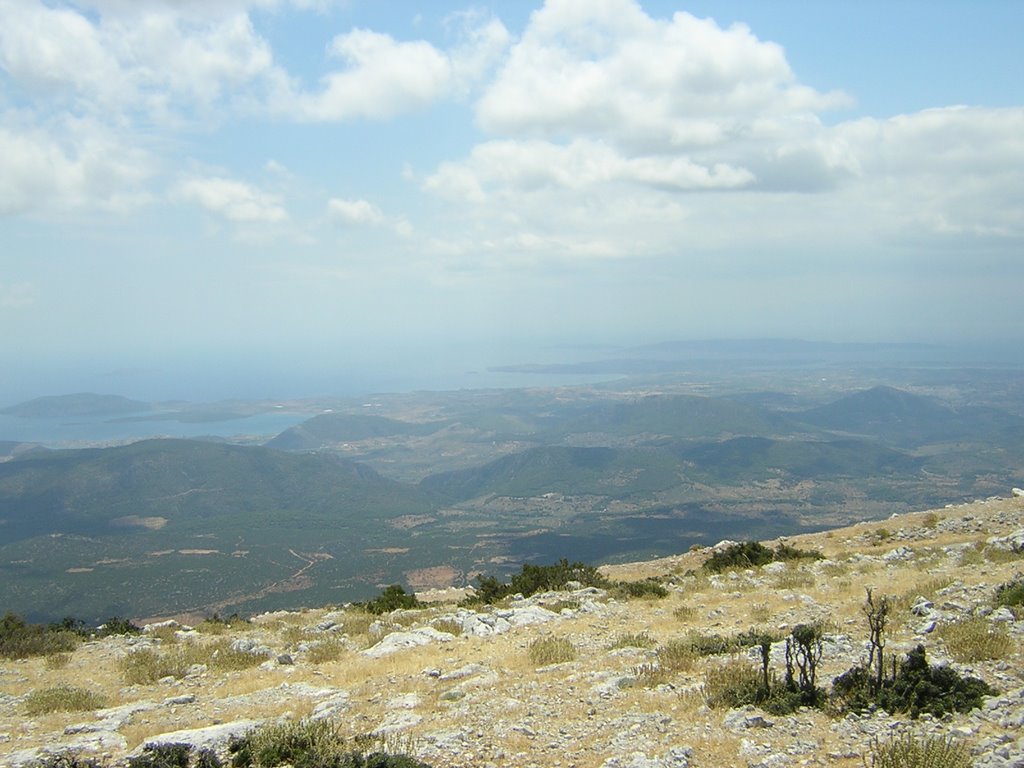 View from Mount Dídimo (Greece), summer 2006 by rdaniel