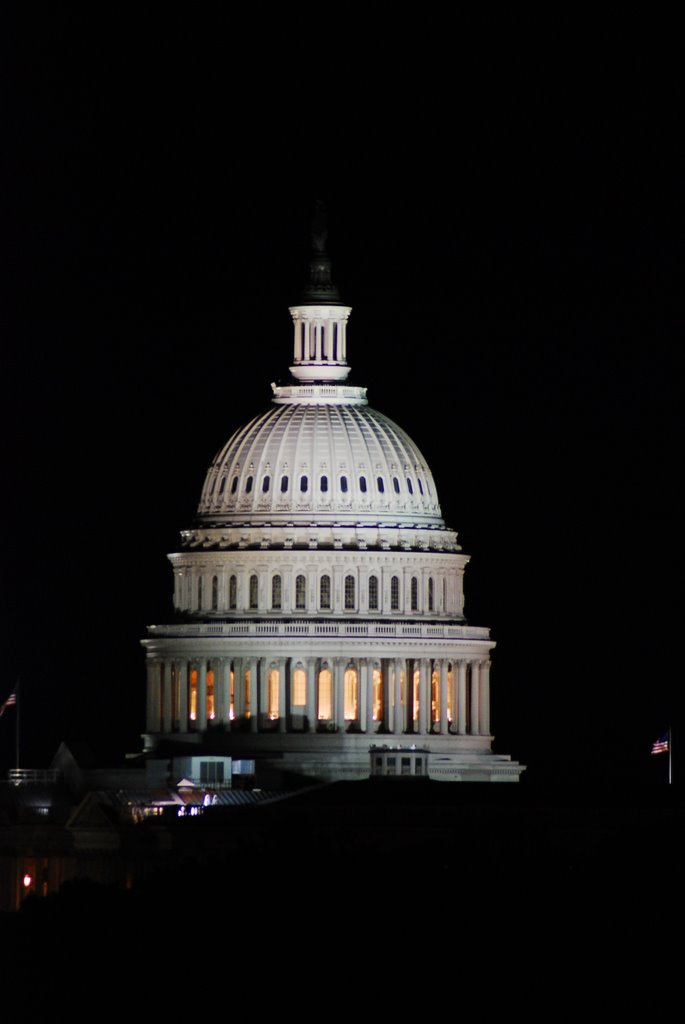 US Capitol at Night by seipai