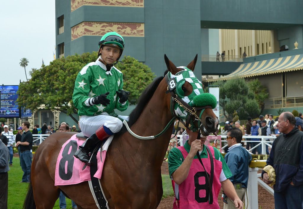 Valorie Lunds' The Grans with Jockey Daniel Vergara - Winner of the 2nd Race March 31st by Tereska