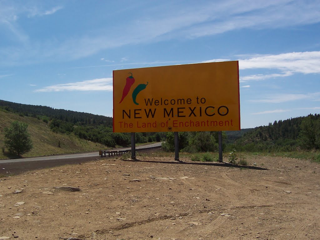 Interstate 25 Colorado New Mexico Line by CORREALEX1975