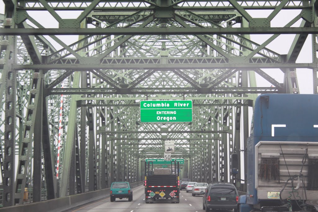 Interstate 5 Oregon Washington Line by CORREALEX1975