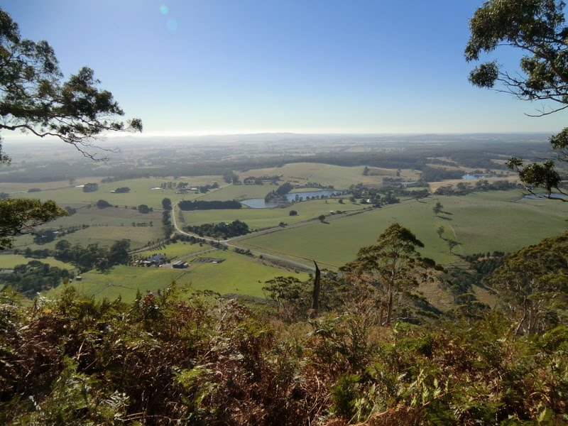 View from Mount Buninyong by Warwick A Sellens