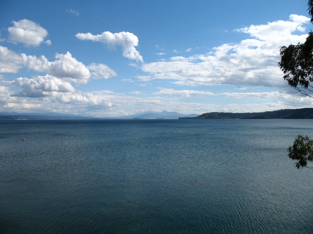 Lake Taupo looking south by martin68