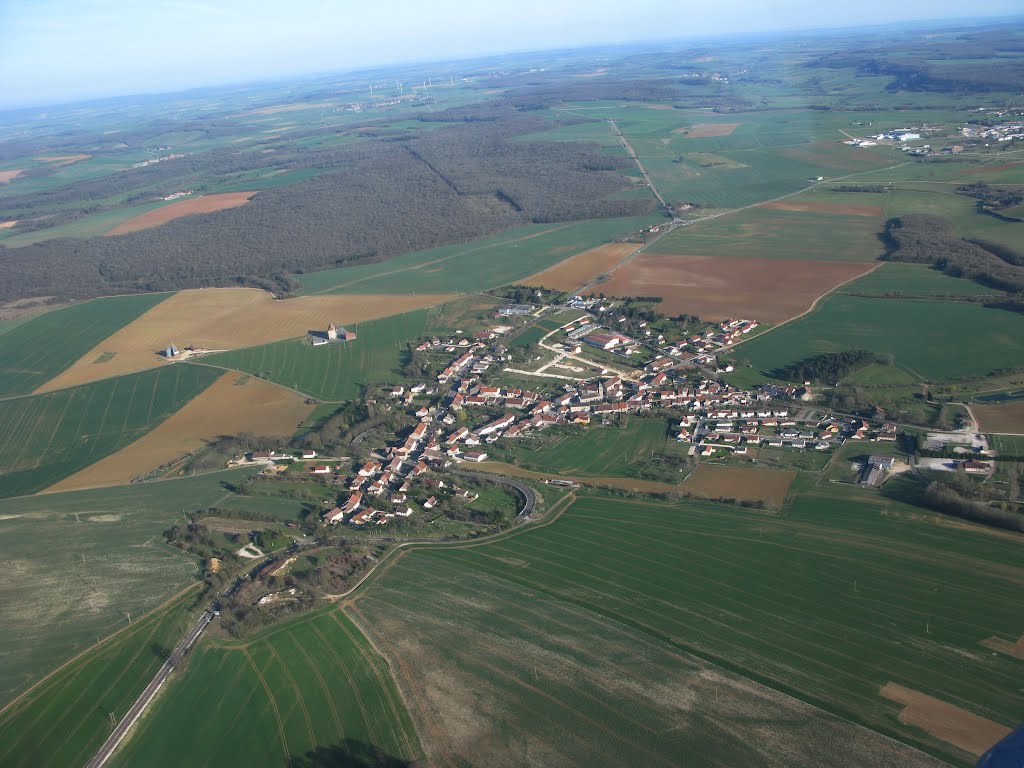 2012 France Champagne Ardenne . "Mon Pays vu du Ciel " Mandres-la Côte . by Loïc Houart