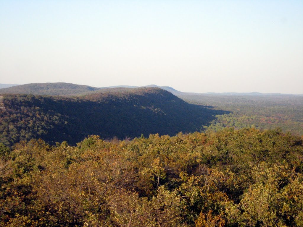 Appalachian Trail, at Catfish Fire Tower, NJ by Andy Romanofsky