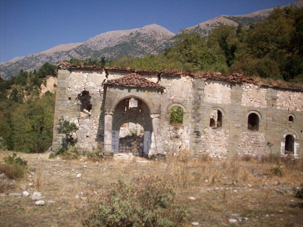 19th century monastery, near Terbuq, Gjirokaster by claude coko