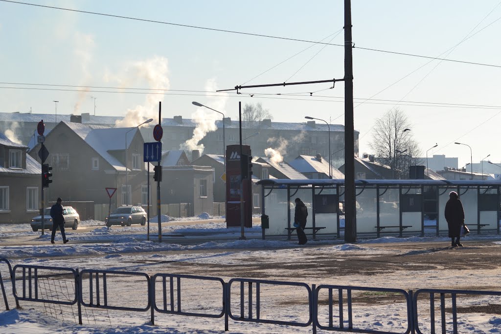 Winter morning in Liepaja ... by Vadim Belskiy