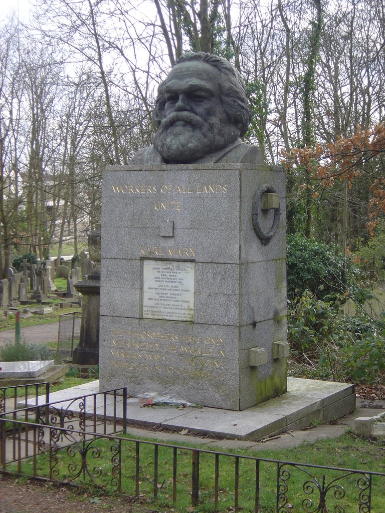 Highgate Cemetery - Karl Marx by capand