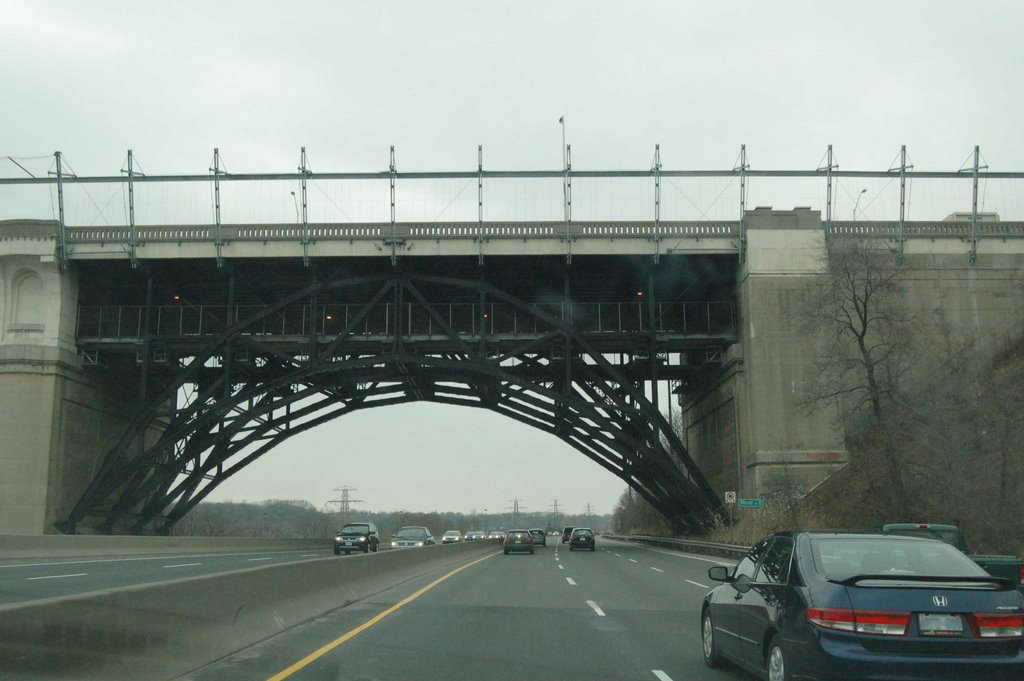 Don Valley Parkway under the Prince Edward Viaduct by Eric Marshall