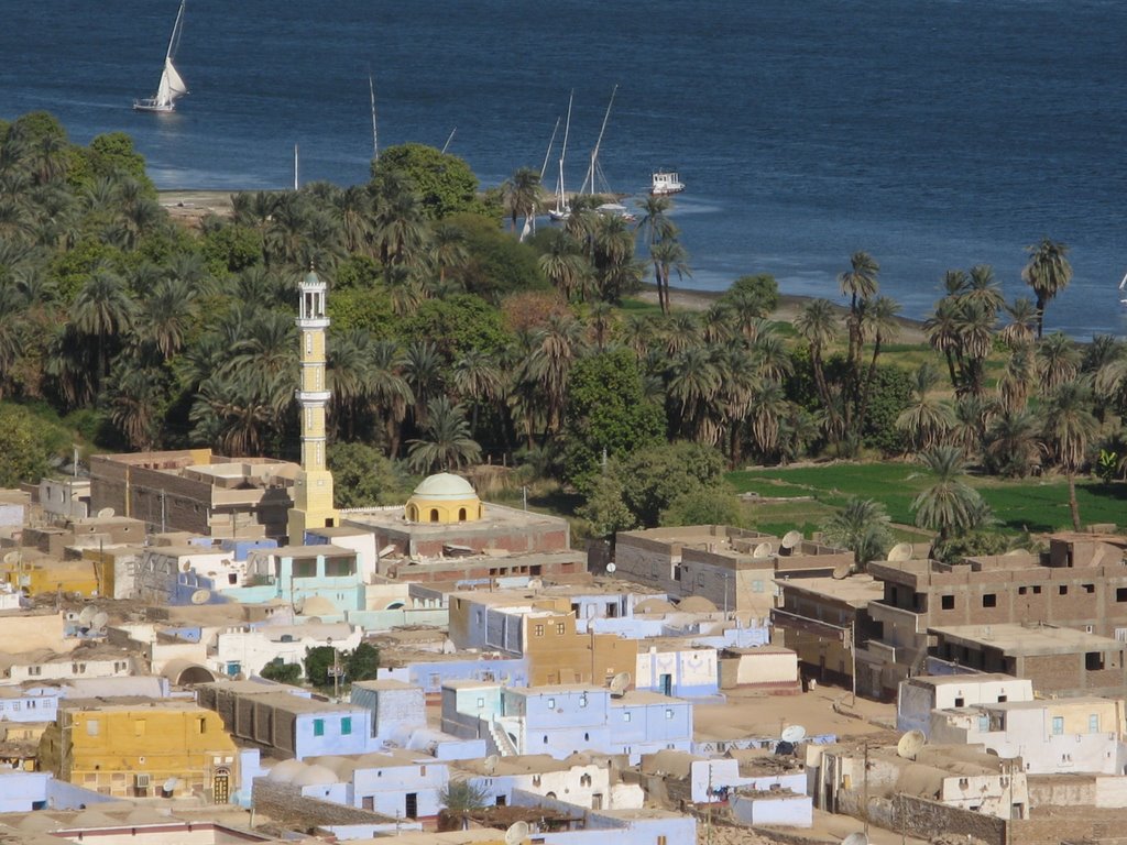 Nubian village opposite Aswan by kaktus999