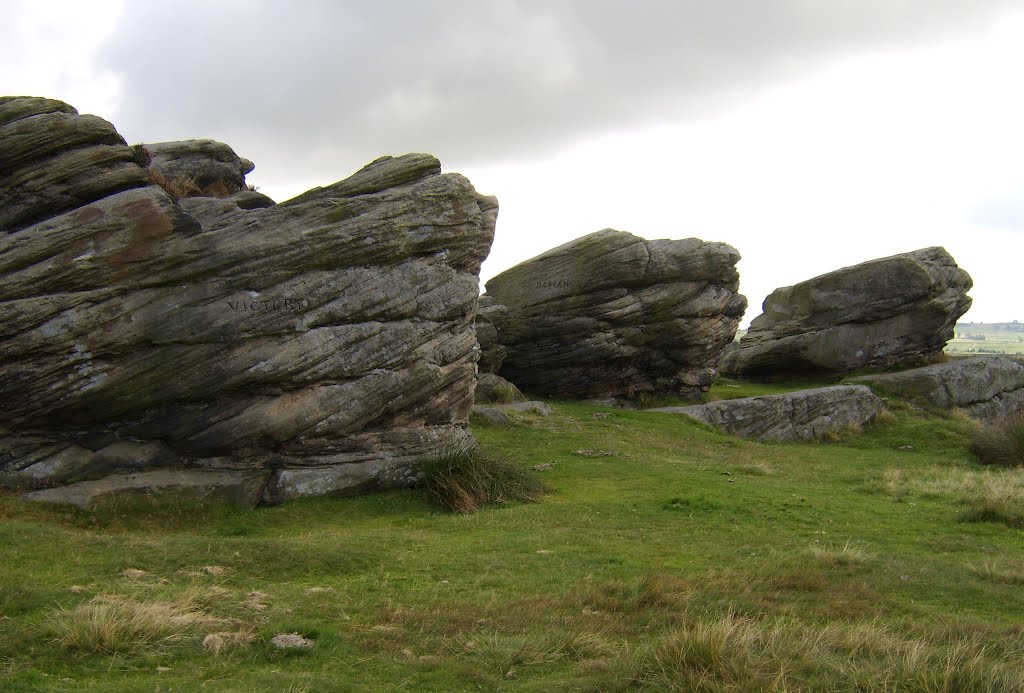 Nelson's ship's. birchen edge. peak district. sept 2009 by kinderbill