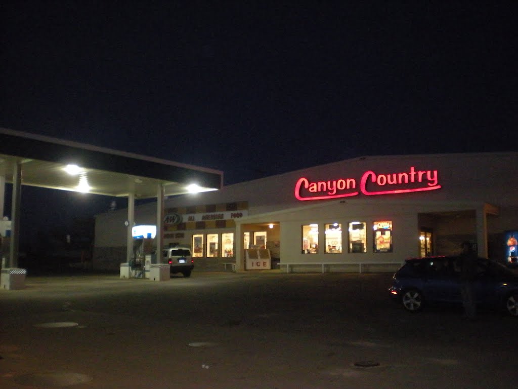 Canyon Country Chevron Station, Blanding Utah USA March 2012 by bobby hissam