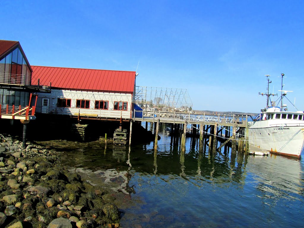 Dennett's Wharf. Castine, Maine. by MementoMori