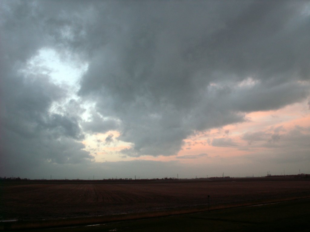 Storm op komst bij Hoogwatum by Tjeert.Mensinga ©