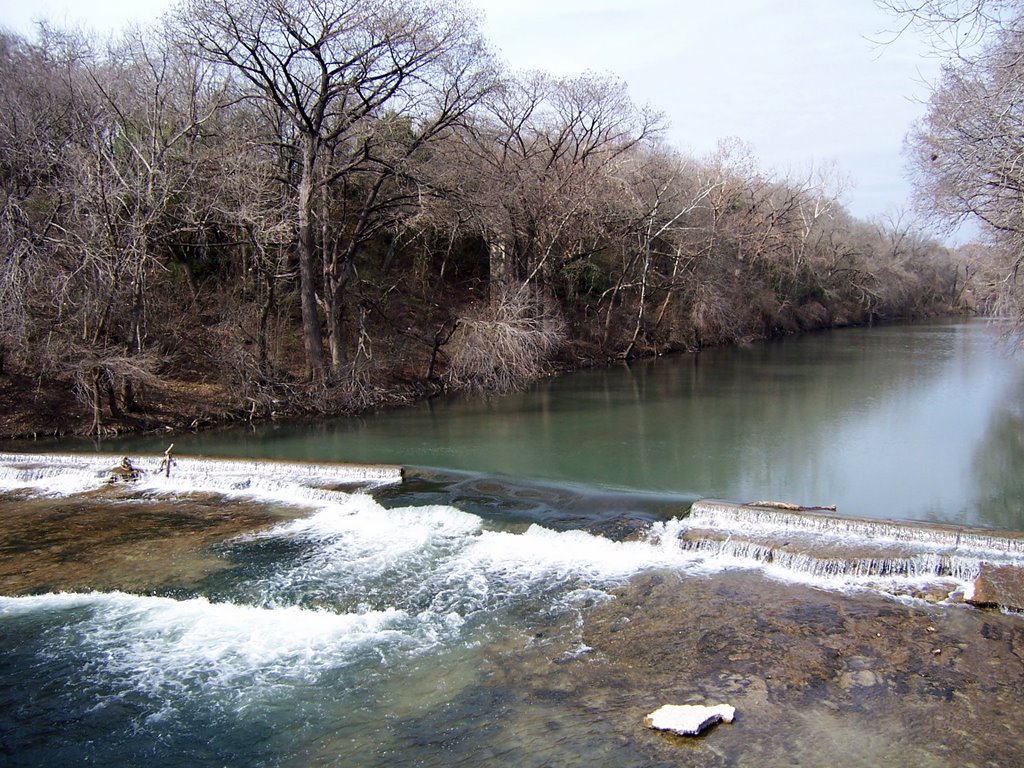 New Braunfels, Texas (Guadalupe River - winter) by Joe Richardson