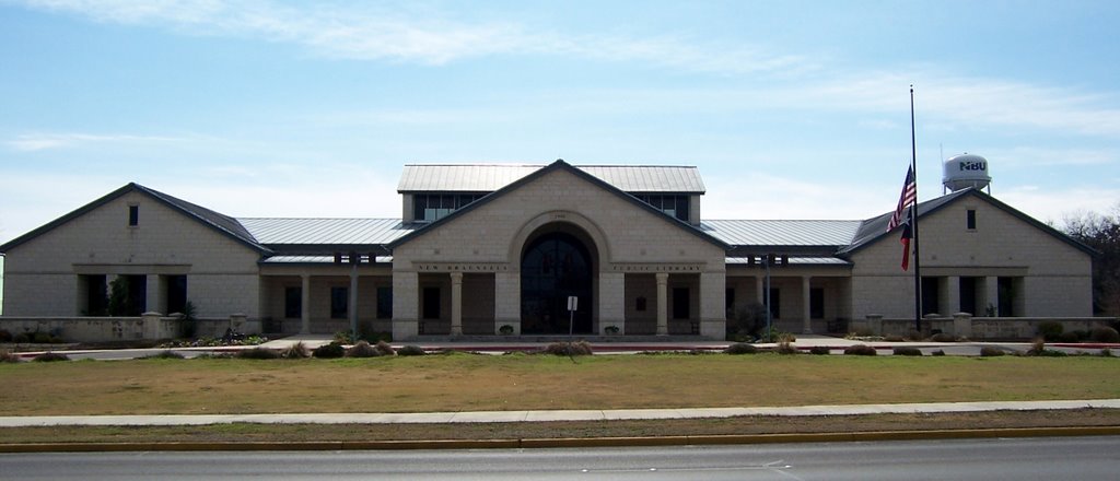 New Braunfels, Texas (public library) by Joe Richardson